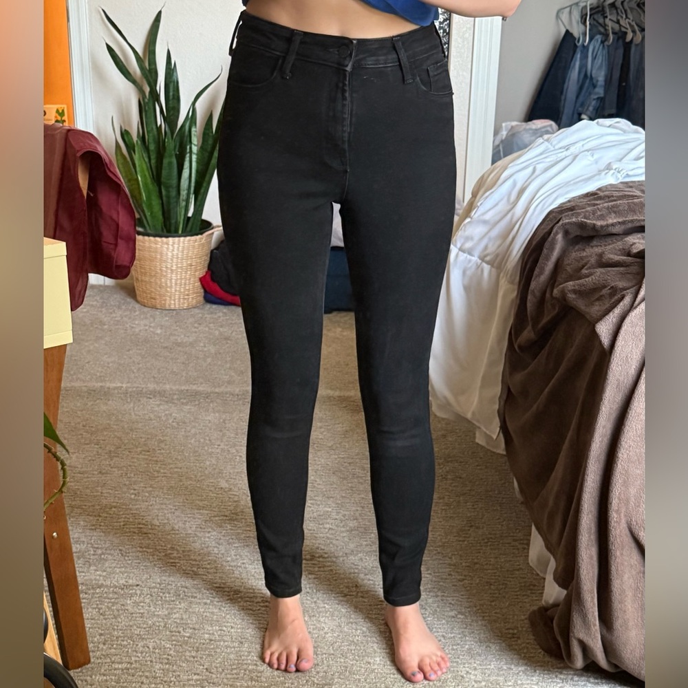 Old Navy Black Rockstar Super Skinny Jeans